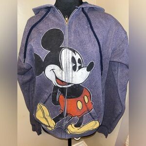 NWOT Micky Zip Up Hoodie Size Med
